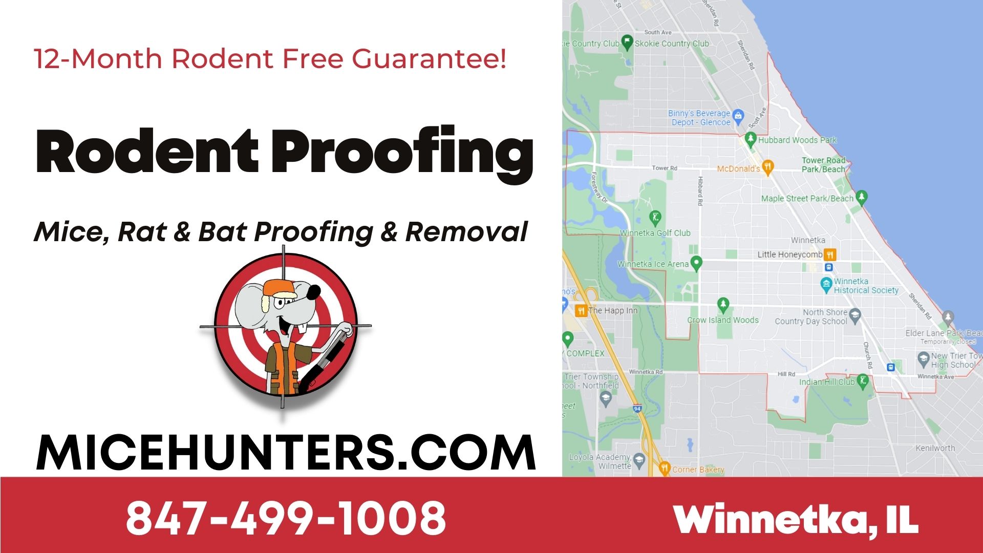 Winnetka Mice - Bat - Rat Removal Proofing Service